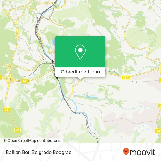 Balkan Bet mapa