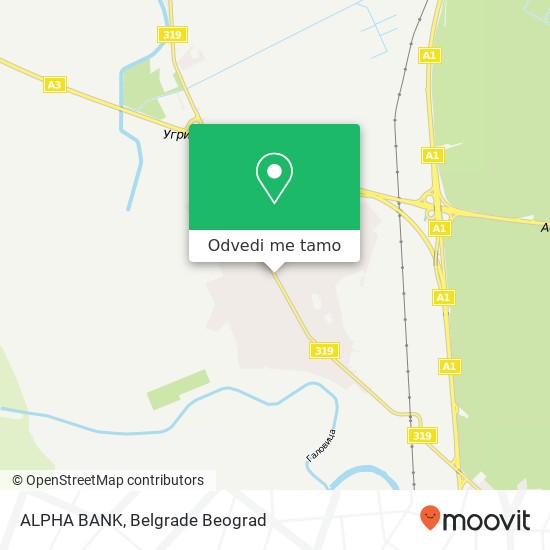 ALPHA BANK mapa