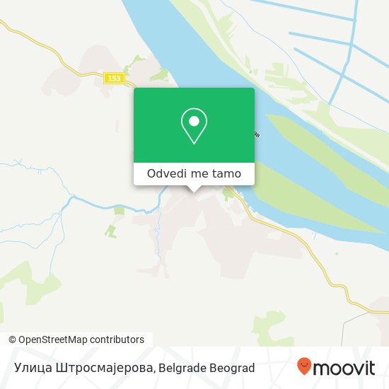 Улица Штросмајерова mapa