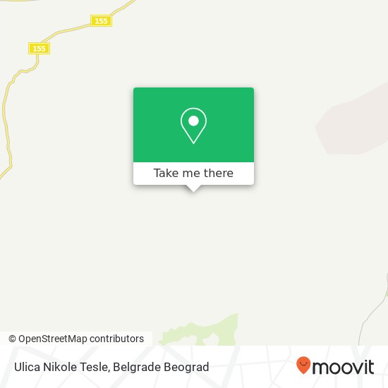 Ulica Nikole Tesle mapa