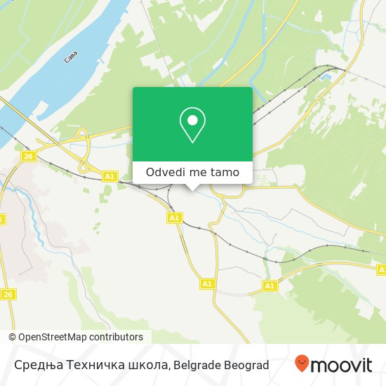 Средња Техничка школа mapa