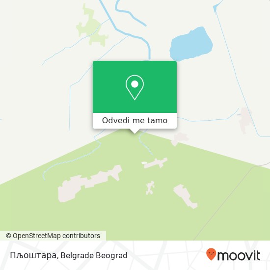 Пљоштара mapa