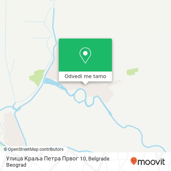 Улица Краља Петра Првог 10 mapa