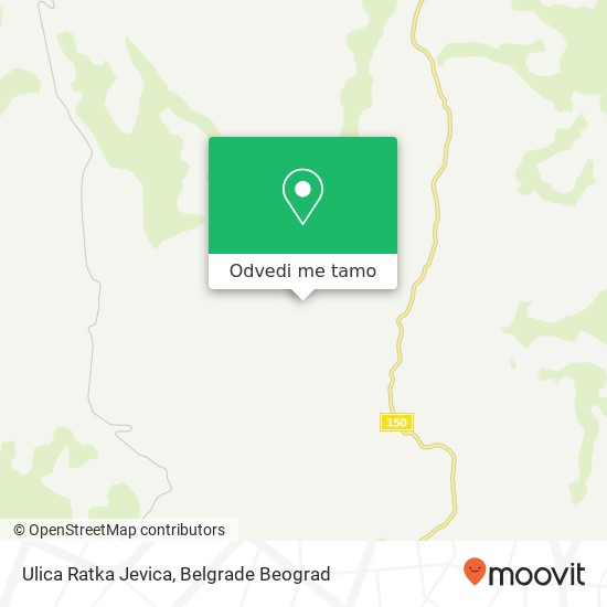 Ulica Ratka Jevica mapa