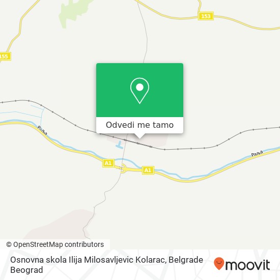 Osnovna skola Ilija Milosavljevic Kolarac mapa