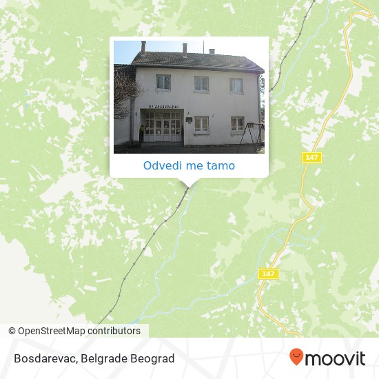 Bosdarevac mapa