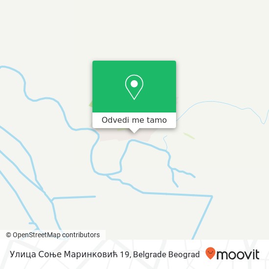 Улица Соње Маринковић 19 mapa