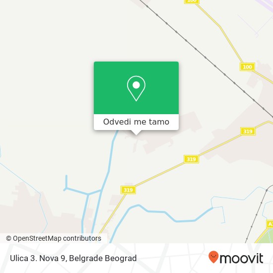 Ulica 3. Nova 9 mapa