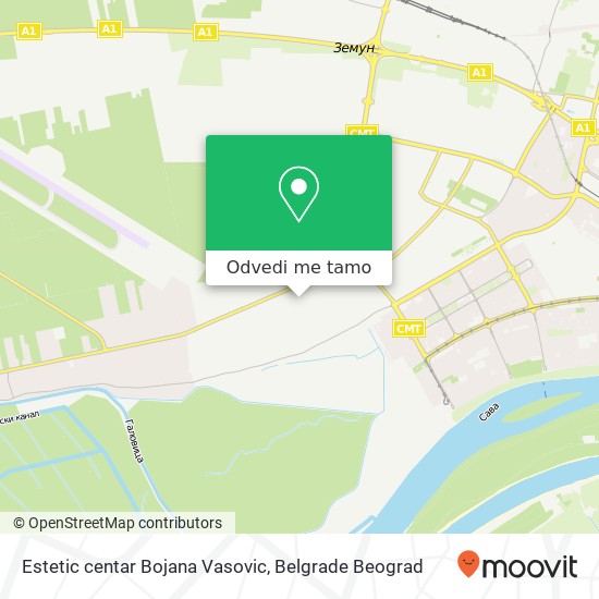 Estetic centar Bojana Vasovic mapa