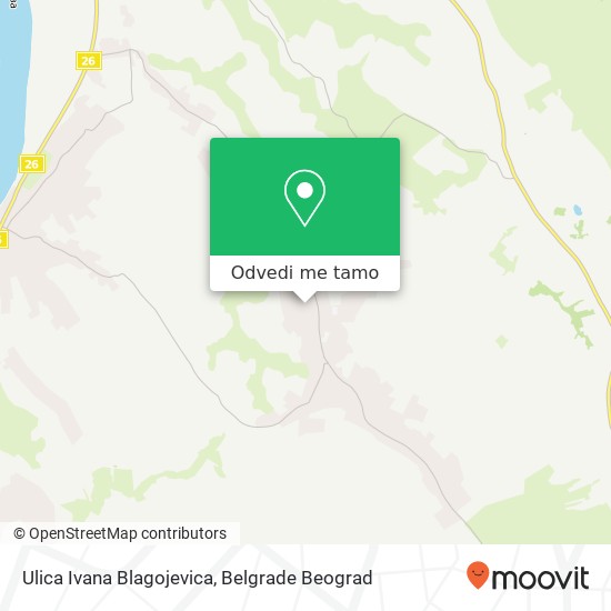 Ulica Ivana Blagojevica mapa