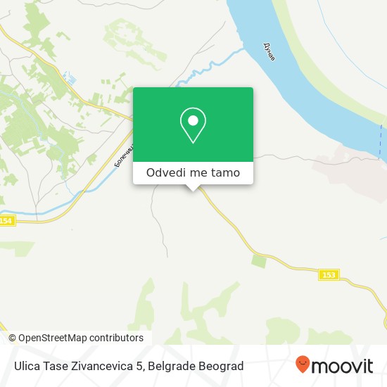 Ulica Tase Zivancevica 5 mapa