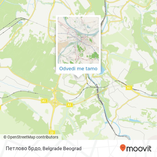 Петлово брдо mapa