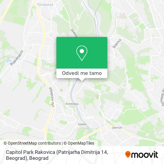 Capitol Park Rakovica (Patrijarha Dimitrija 14, Beograd) mapa