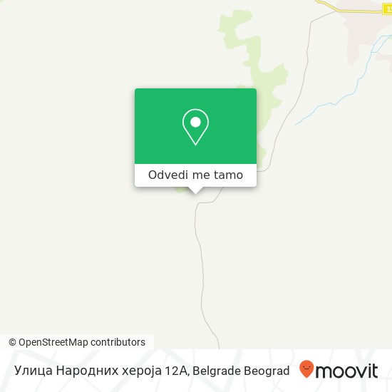 Улица Народних хероја 12А mapa