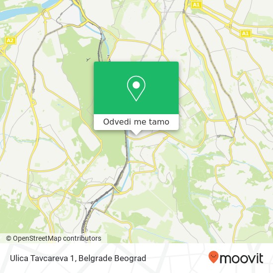 Ulica Tavcareva 1 mapa