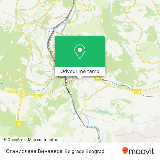 Станислава Винавера mapa