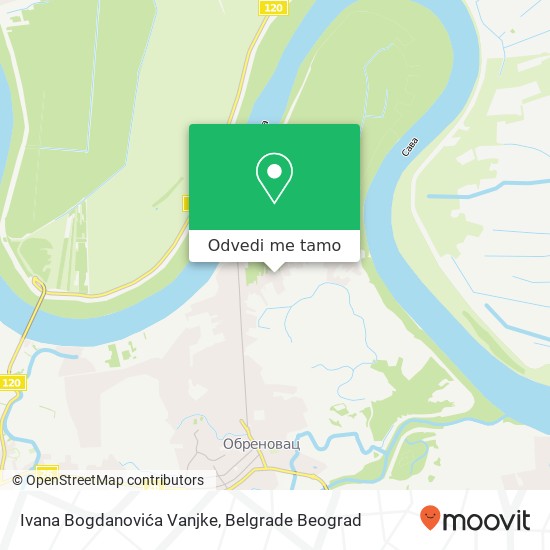 Ivana Bogdanovića Vanjke mapa