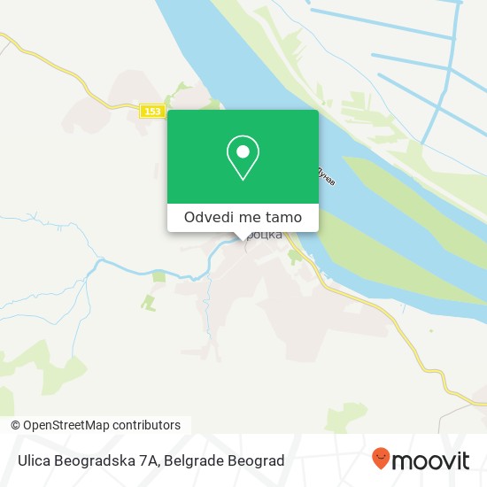 Ulica Beogradska 7A mapa