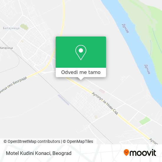 Motel Kudini Konaci mapa