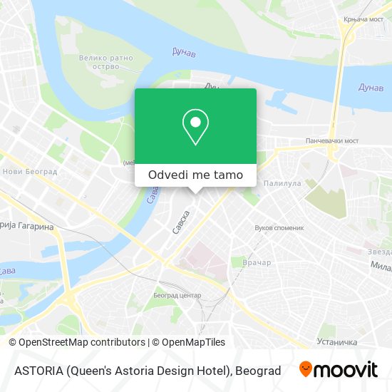 ASTORIA (Queen's Astoria Design Hotel) mapa