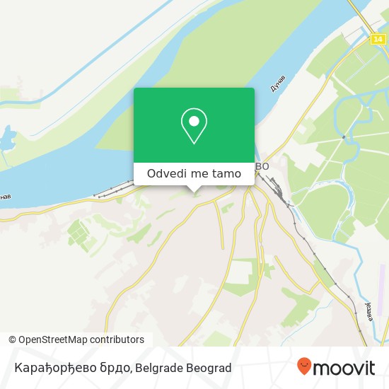 Карађорђево брдо mapa