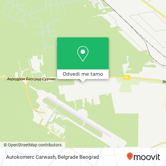 Autokomerc Carwash mapa