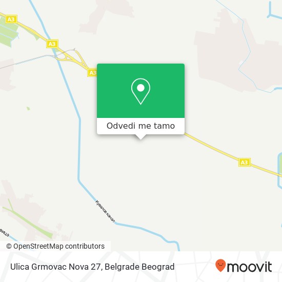 Ulica Grmovac Nova 27 mapa