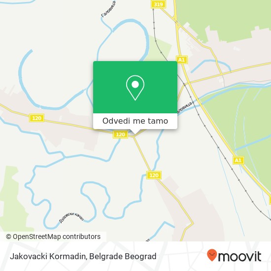 Jakovacki Kormadin mapa