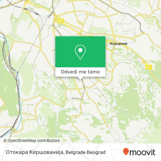 Отокара Кершованија mapa