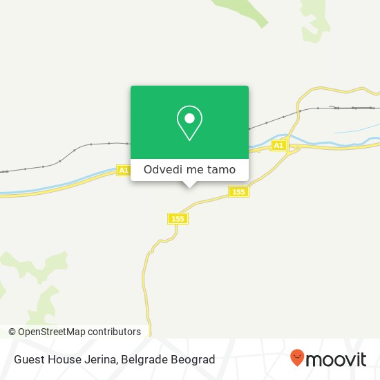 Guest House Jerina mapa