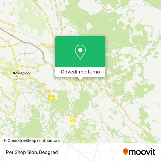 Pet Shop Slon mapa