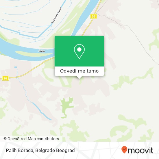 Palih Boraca mapa