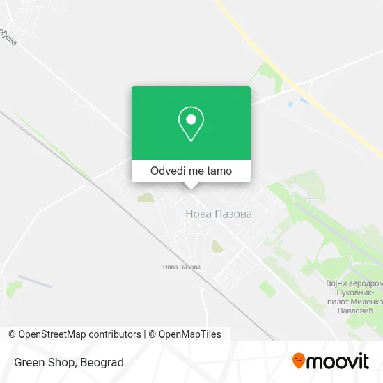 Green Shop mapa