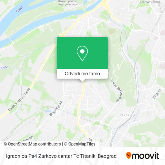 Igraonica Ps4 Zarkovo centar Tc Titanik mapa