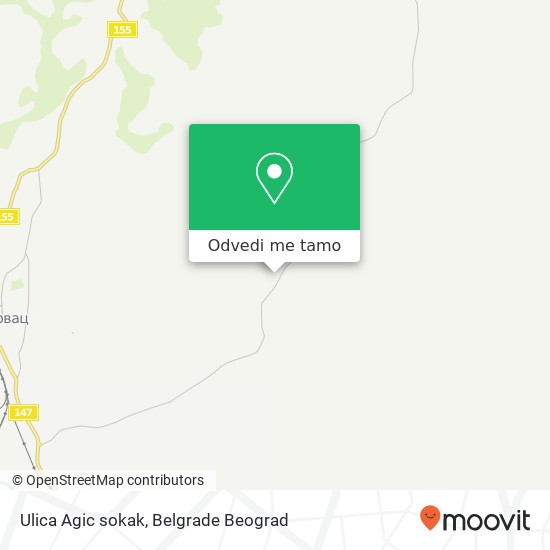 Ulica Agic sokak mapa