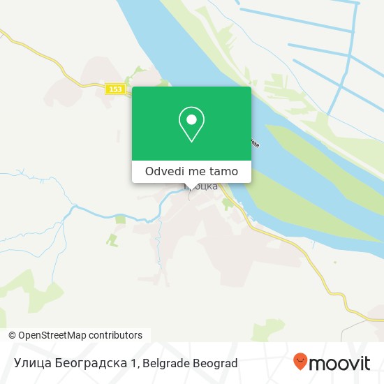 Улица Београдска 1 mapa