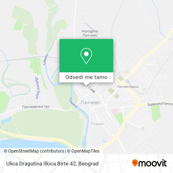 Ulica Dragutina Ilkica Birte 42 mapa