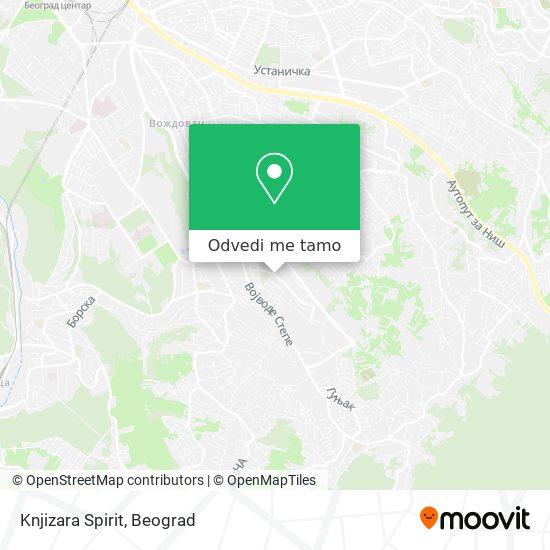 Knjizara Spirit mapa