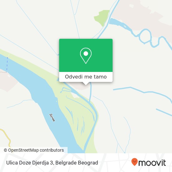 Ulica Doze Djerdja 3 mapa