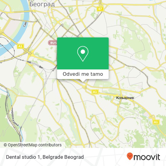 Dental studio 1 mapa
