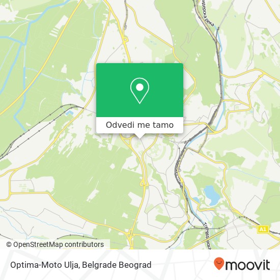 Optima-Moto Ulja mapa