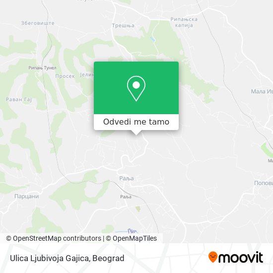 Ulica Ljubivoja Gajica mapa