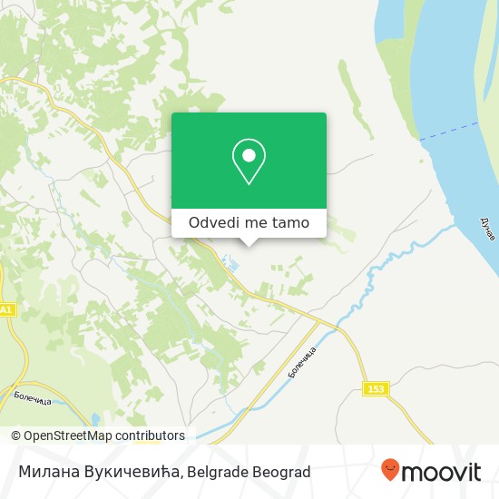 Милана Вукичевића mapa