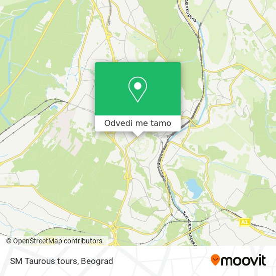 SM Taurous tours mapa