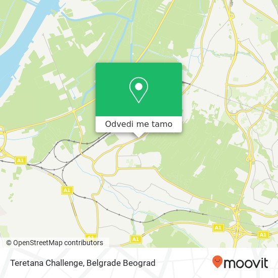 Teretana Challenge mapa