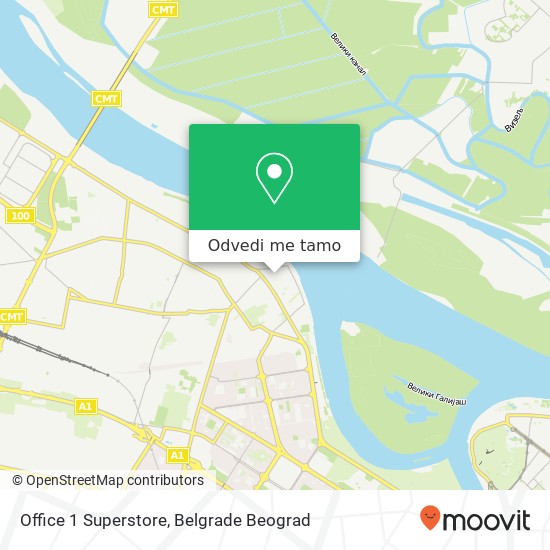 Office 1 Superstore mapa