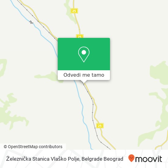 Železnička Stanica Vlaško Polje mapa