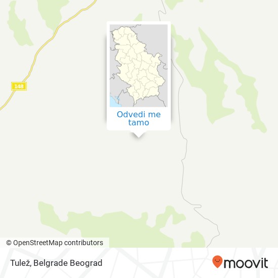 Tulež mapa