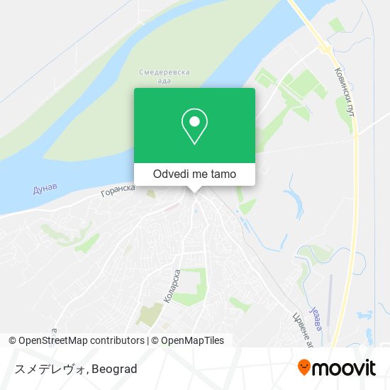 スメデレヴォ mapa