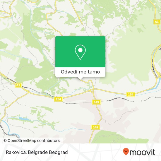 Rakovica mapa